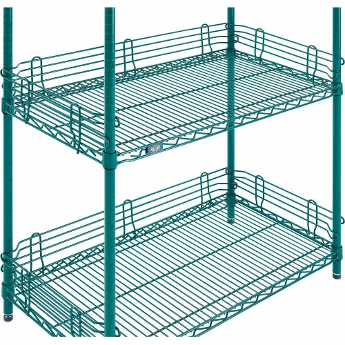 Nexel® Poly-Green®, 4 Tier, Wire Shelving Starter Unit, 36"W x 18"D x 74"H 10 Nexel® Poly-Green®, 4 Tier, Wire Shelving Starter Unit, 36"W x 18"D x 74"H - Image 10