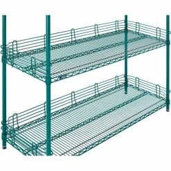 Nexel® Poly-Green®, 4 Tier, Wire Shelving Starter Unit, 54"W x 18"D x 74"H 34 Nexel® Poly-Green®, 4 Tier, Wire Shelving Starter Unit, 54"W x 18"D x 74"H -Shelving Sales Store B1137244 09