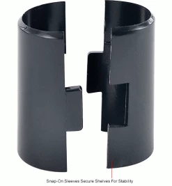 Nexel® Poly-Green®, 4 Tier, Wire Shelving Starter Unit, 72"W x 24"D x 63"H 46 Nexel® Poly-Green®, 4 Tier, Wire Shelving Starter Unit, 72"W x 24"D x 63"H -Shelving Sales Store B1137296 3wco 4