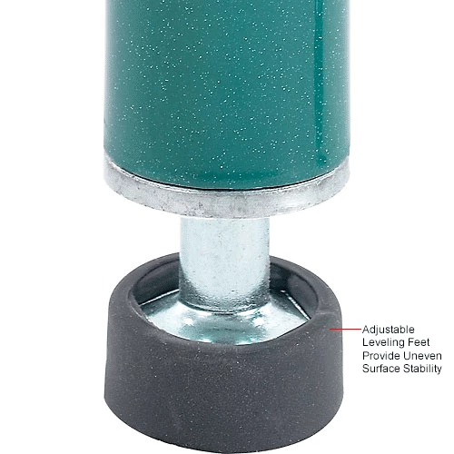 Nexel® Poly-Green®, 4 Tier, Wire Shelving Starter Unit, 54"W x 18"D x 74"H 23 Nexel® Poly-Green®, 4 Tier, Wire Shelving Starter Unit, 54"W x 18"D x 74"H - Image 23