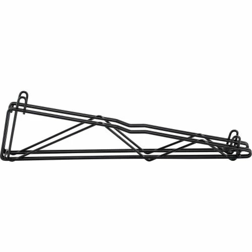 Nexel® DAB24B 24" Double Arm Shelf Bracket Black Epoxy 2 Nexel® DAB24B 24" Double Arm Shelf Bracket Black Epoxy - Image 2