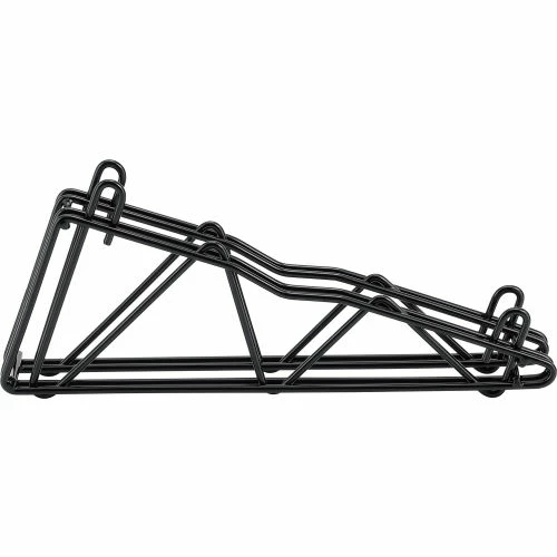 Nexel® DAB14B 14" Double Arm Shelf Bracket Black Epoxy 2 Nexel® DAB14B 14" Double Arm Shelf Bracket Black Epoxy - Image 2