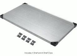 Nexel® S2442SZ Solid Galvanized Shelf 42"W x 24"D -Shelving Sales Store B2391955IN 2wco