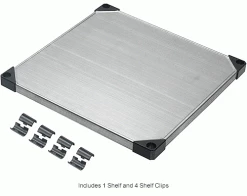 Nexel® S2424SZ Solid Galvanized Shelf 24"W x 24"D 10 Nexel® S2424SZ Solid Galvanized Shelf 24"W x 24"D -Shelving Sales Store B2391956IN 2wco