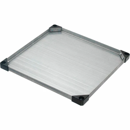 Nexel® S2424SZ Solid Galvanized Shelf 24"W x 24"D 2 Nexel® S2424SZ Solid Galvanized Shelf 24"W x 24"D - Image 2