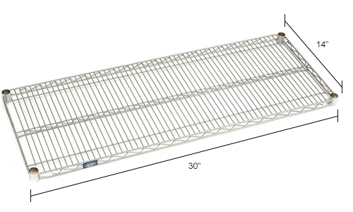 Nexel® S1430EP Nexelate® Wire Shelf 30"W x 14"D 7 Nexel® S1430EP Nexelate® Wire Shelf 30"W x 14"D - Image 7