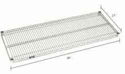 Nexel® S2136EP Nexelate® Wire Shelf 36"W x 21"D 14 Nexel® S2136EP Nexelate® Wire Shelf 36"W x 21"D -Shelving Sales Store B970057IN dim