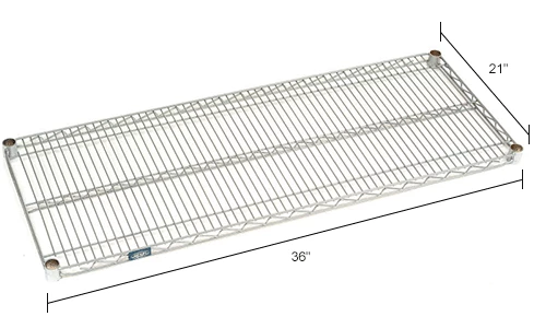 Nexel® S2136EP Nexelate® Wire Shelf 36"W x 21"D 7 Nexel® S2136EP Nexelate® Wire Shelf 36"W x 21"D - Image 7