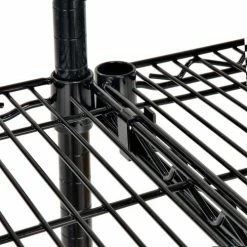 Nexel® Black Epoxy, 4 Tier, Wire Shelving Add-On Unit, 72"W x 18"D x 74"H 20 Nexel® Black Epoxy, 4 Tier, Wire Shelving Add-On Unit, 72"W x 18"D x 74"H -Shelving Sales Store B970143 09 7