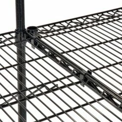 Nexel® Black Epoxy, 4 Tier, Wire Shelving Add-On Unit, 36"W x 24"D x 86"H 11 Nexel® Black Epoxy, 4 Tier, Wire Shelving Add-On Unit, 36"W x 24"D x 86"H -Shelving Sales Store B970146 02