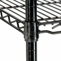 Nexel® Black Epoxy, 3 Tier, Wire Shelving Starter Unit, 42"W x 14"D x 34"H 8 Nexel® Black Epoxy, 3 Tier, Wire Shelving Starter Unit, 42"W x 14"D x 34"H -Shelving Sales Store B970163 08 14