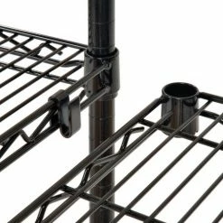 Nexel® Black Epoxy, 4 Tier, Wire Shelving Add-On Unit, 72"W x 24"D x 86"H 14 Nexel® Black Epoxy, 4 Tier, Wire Shelving Add-On Unit, 72"W x 24"D x 86"H -Shelving Sales Store B970173 05 2
