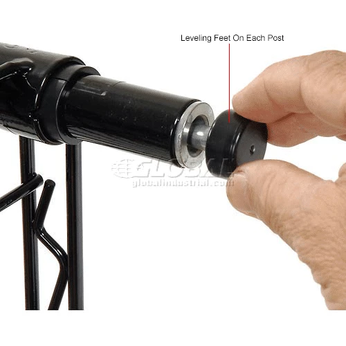 Nexel® Black Epoxy, 4 Tier, Wire Shelving Starter Unit, 54"W x 24"D x 74"H 19 Nexel® Black Epoxy, 4 Tier, Wire Shelving Starter Unit, 54"W x 24"D x 74"H - Image 19