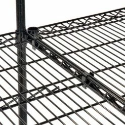 Nexel® Black Epoxy, 4 Tier, Wire Shelving Add-On Unit, 60"W x 24"D x 86"H 17 Nexel® Black Epoxy, 4 Tier, Wire Shelving Add-On Unit, 60"W x 24"D x 86"H -Shelving Sales Store B970186 07 1