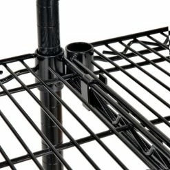 Nexel® Black Epoxy, 4 Tier, Wire Shelving Add-On Unit, 60"W x 24"D x 86"H 19 Nexel® Black Epoxy, 4 Tier, Wire Shelving Add-On Unit, 60"W x 24"D x 86"H -Shelving Sales Store B970186 09
