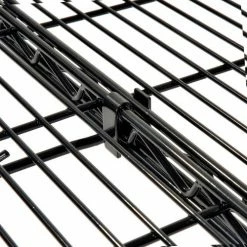 Nexel® Black Epoxy, 4 Tier, Wire Shelving Add-On Unit, 30"W x 14"D x 86"H 17 Nexel® Black Epoxy, 4 Tier, Wire Shelving Add-On Unit, 30"W x 14"D x 86"H -Shelving Sales Store B970196 08 2