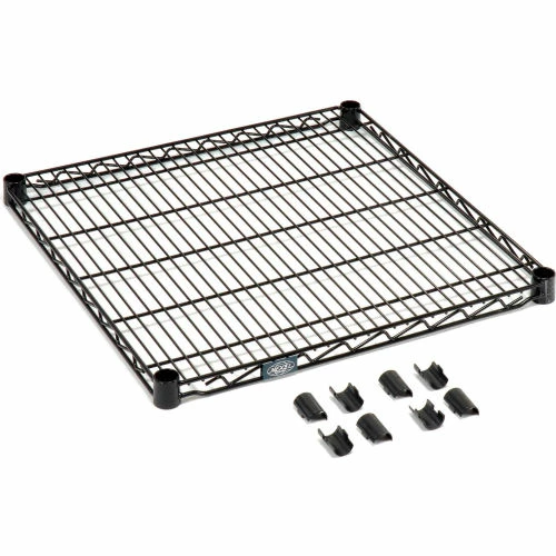 Nexel® S1854B Black Epoxy Wire Shelf 54"W x 18"D 1 Nexel® S1854B Black Epoxy Wire Shelf 54"W x 18"D