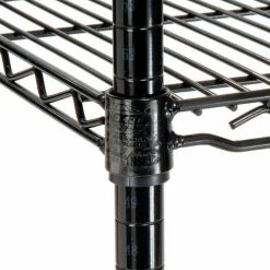 Nexel® Black Epoxy, 4 Tier, Wire Shelving Starter Unit, 36"W x 24"D x 74"H 27 Nexel® Black Epoxy, 4 Tier, Wire Shelving Starter Unit, 36"W x 24"D x 74"H -Shelving Sales Store B970214 19