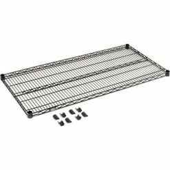 Nexel® S1460B Black Epoxy Wire Shelf 60"W x 14"D