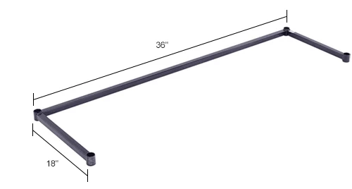 Nexel® DF1836N Nexelon® Three-Sided Steel Frame 36"W x 18"D 8 Nexel® DF1836N Nexelon® Three-Sided Steel Frame 36"W x 18"D - Image 8