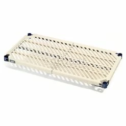 Nexel®, Nexelite®, Vented Plastic Mat Shelf, 72"W x 18"D