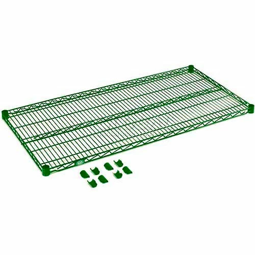 Nexel® S2442G Poly-Green® Epoxy Wire Shelf 42"W x 24"D 7 Nexel® S2442G Poly-Green® Epoxy Wire Shelf 42"W x 24"D - Image 7