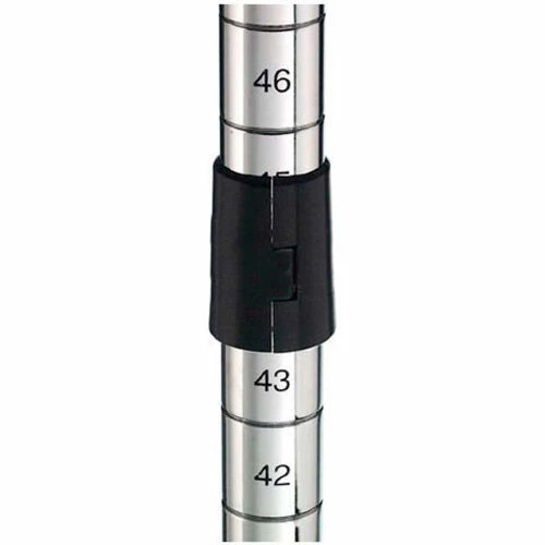 Nexel® Poly-Z-Brite®, 4 Tier, Wire Shelving Add-On Unit, 54"W x 24"D x 74"H 10 Nexel® Poly-Z-Brite®, 4 Tier, Wire Shelving Add-On Unit, 54"W x 24"D x 74"H - Image 10