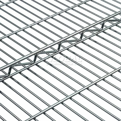 Nexel® Poly-Z-Brite®, 4 Tier, Wire Shelving Add-On Unit, 54"W x 18"D x 54"H 12 Nexel® Poly-Z-Brite®, 4 Tier, Wire Shelving Add-On Unit, 54"W x 18"D x 54"H - Image 12