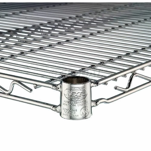 Nexel® S1860S Stainless Steel Wire Shelf 60"W x 18"D 7 Nexel® S1860S Stainless Steel Wire Shelf 60"W x 18"D - Image 7