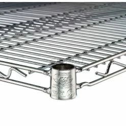 Nexel® Poly-Z-Brite®, 4 Tier, Wire Shelving Add-On Unit, 60"W x 18"D x 54"H 27 Nexel® Poly-Z-Brite®, 4 Tier, Wire Shelving Add-On Unit, 60"W x 18"D x 54"H -Shelving Sales Store Nexel 43 23