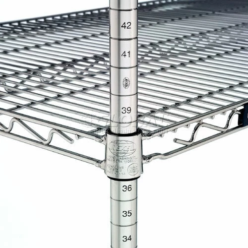 Nexel® S2460S Stainless Steel Wire Shelf 60"W x 24"D 9 Nexel® S2460S Stainless Steel Wire Shelf 60"W x 24"D - Image 9