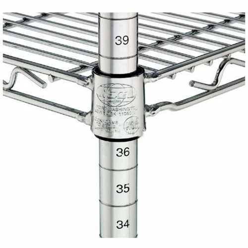 Nexel® P63S Stainless Steel Post 63"H - 4 Pack 4 Nexel® P63S Stainless Steel Post 63"H - 4 Pack - Image 4