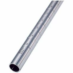 Nexel® P54C Chrome Post 54"H Leveler Installed - 2 Pack