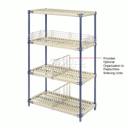 Nexel®, Nexelite®, Shelf Divider, 18"D x 8"H 11 Nexel®, Nexelite®, Shelf Divider, 18"D x 8"H -Shelving Sales Store PMD24Z 3wco