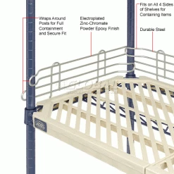 Nexel®, Nexelite®, Shelf Ledge, 72"W x 4"H 9 Nexel®, Nexelite®, Shelf Ledge, 72"W x 4"H -Shelving Sales Store PML24Z 1wco 4