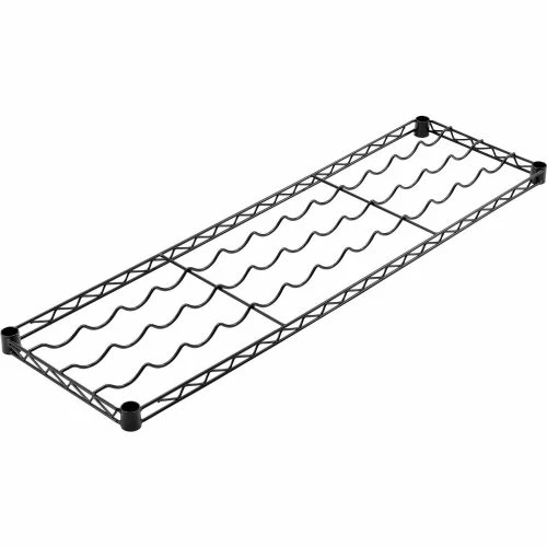 Nexel® WS1448B Wine Bottle Shelf 48"L x 14"W Black Epoxy 3 Nexel® WS1448B Wine Bottle Shelf 48"L x 14"W Black Epoxy - Image 3