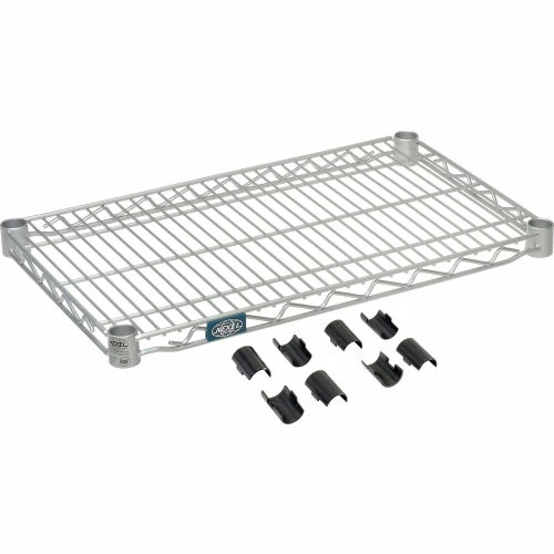 Nexel® S1424EP Nexelate® Wire Shelf 24"W x 14"D 1 Nexel® S1424EP Nexelate® Wire Shelf 24"W x 14"D