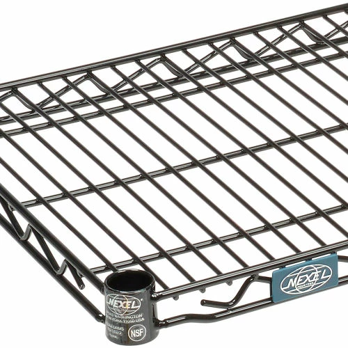 Nexel® S1430B Black Epoxy Wire Shelf 30"W x 14"D 3 Nexel® S1430B Black Epoxy Wire Shelf 30"W x 14"D - Image 3