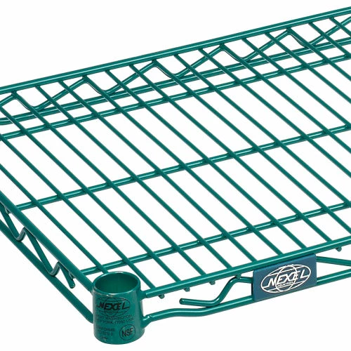 Nexel® S1430G Poly-Green® Epoxy Wire Shelf 30"W x 14"D 3 Nexel® S1430G Poly-Green® Epoxy Wire Shelf 30"W x 14"D - Image 3