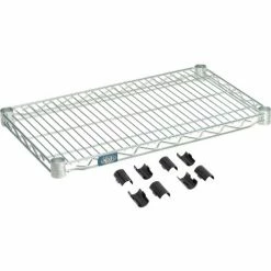 Nexel® S1430Z Poly-Z-Brite® Wire Shelf 30"W x 14"D
