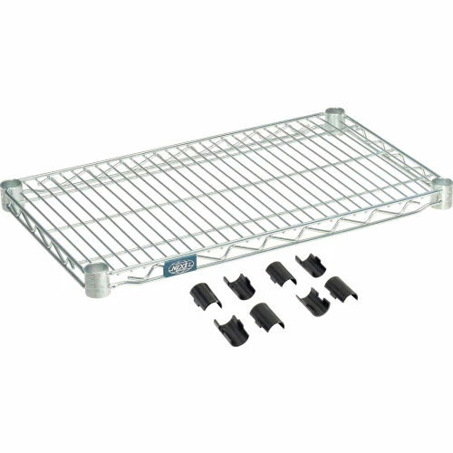Nexel® S1430Z Poly-Z-Brite® Wire Shelf 30"W x 14"D 1 Nexel® S1430Z Poly-Z-Brite® Wire Shelf 30"W x 14"D