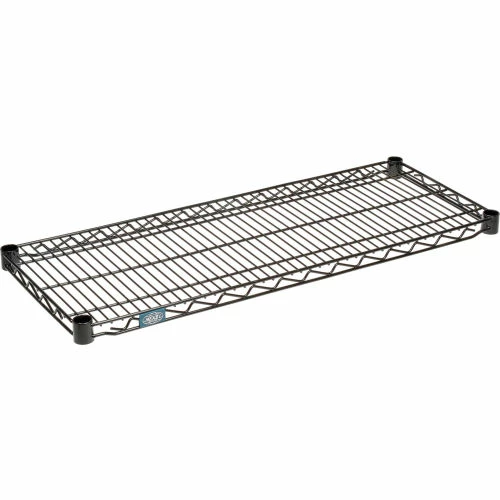 Nexel® S1436B Black Epoxy Wire Shelf 36"W x 14"D 2 Nexel® S1436B Black Epoxy Wire Shelf 36"W x 14"D - Image 2