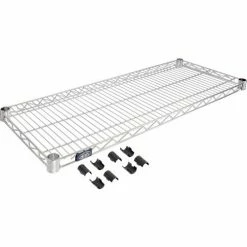 Nexel® S1454Z Poly-Z-Brite® Wire Shelf 54"W x 14"D