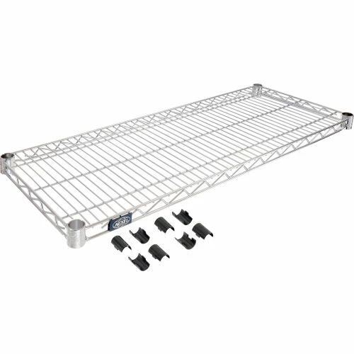 Nexel® S1454Z Poly-Z-Brite® Wire Shelf 54"W x 14"D 1 Nexel® S1454Z Poly-Z-Brite® Wire Shelf 54"W x 14"D
