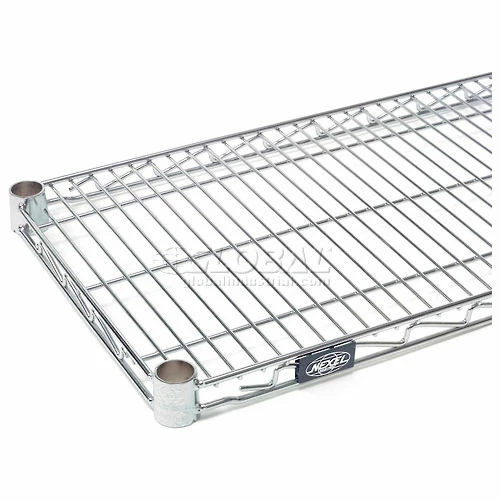Nexel® S1454Z Poly-Z-Brite® Wire Shelf 54"W x 14"D 3 Nexel® S1454Z Poly-Z-Brite® Wire Shelf 54"W x 14"D - Image 3
