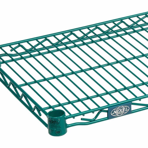Nexel® S1436G Poly-Green® Epoxy Wire Shelf 36"W x 14"D 3 Nexel® S1436G Poly-Green® Epoxy Wire Shelf 36"W x 14"D - Image 3