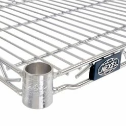 Nexel® S1442C Chrome Wire Shelf 42"W x 14"D 12 Nexel® S1442C Chrome Wire Shelf 42"W x 14"D -Shelving Sales Store S1442C 02 1
