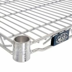 Nexel® S1448C Chrome Wire Shelf 48"W x 14"D 12 Nexel® S1448C Chrome Wire Shelf 48"W x 14"D -Shelving Sales Store S1448C 02 1
