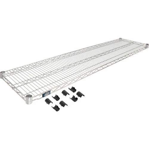 Nexel® S1472C Chrome Wire Shelf 72"W x 14"D 1 Nexel® S1472C Chrome Wire Shelf 72"W x 14"D