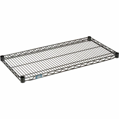 Nexel® S1836B Black Epoxy Wire Shelf 36"W x 18"D 2 Nexel® S1836B Black Epoxy Wire Shelf 36"W x 18"D - Image 2
